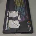 Wireless Keyboard with 9 Effects Backlits, Wrist Rest, Phone Holder, Rechargeable Ergonomic Computer Keyboard with Silent Keys, 2.4G Lag-Free Cordless Set for PC, Laptop, Windows, Mac (Keyboard Only)