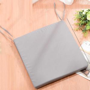 Gray, Outdoor Cushions, Waterproof Square Patio Chair Cushions with Ties, Outdoor Seat Cushion for Patio Furniture Fade Resistant Garden Sofa Couch Chair Pads