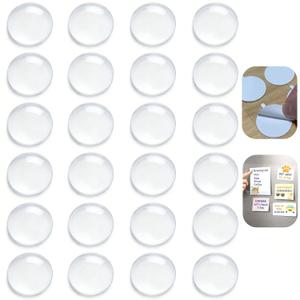 2 x Double Sided Tape 24pcs Dots Adhesive Tape Tacky Putty, Clear Tack Sticky Putty, No Trace, for Fridge Stickers, Fixing Office Ornaments, Pasting DIY Crafts, Festival Decorations Accessories
