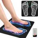 OKJY Foot Muscle Stimulator TENS & PMS with Remote Control, Portable Foot Massager