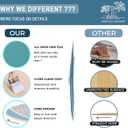 Skimboard with EVA Grip Pad and High Gloss Clear Coat, Wooden Skim Boards for Kids Young and Adults