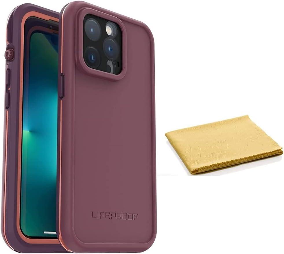 LifeProof FR Series Waterproof Case with Magsafe for iPhone 13 Pro (Only) - with Cleaning Cloth - Non-Retail Packaging - Resourceful Purple (Resourceful Purple)