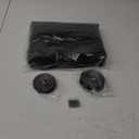 LIAMST Garage Door Screen for 2 Car Garage Door-16x7FT Reinforced Fiberglass Garage Screen, Magnetic Garage Screen Door (Black)