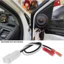2PCS Car Speaker Wiring Harness 72-7902 Compatible with Dart Journey RAM 1500 2500 3500 4500 5500 Avenger Caliber Challenger Charger Magnum Grand Caravan