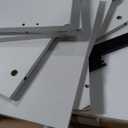 DWVO Makeup Vanity with Large Mirror and LED Lights, Vanity Desk Set with Power Outlet & Chair & 3 Lighting Colors, 4 Drawers, Dressing Table Stool Set for Dressing Room, Pearl White