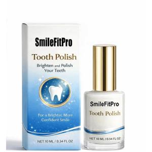 Tooth Polish, Teeth Whitening Paint (10ml)  Portable Application for Brighter, shinier Teeth and a Confident Smile.