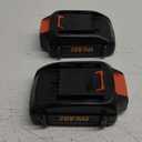 2-Pack 6.5Ah Battery Replacement for Worx 20V Battery Power ShareWA3575 WA3525 WA3578 WA3520 WA3742 WG155s WG251s WG890 WG890 WG891 Compatible with Worx 20 Volt Max Cordless Tools