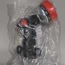 Hose Nozzle 10 Adjustable Patterns Garden Hose Nozzle Premium High Pressure Water Hose Nozzle with Thumb Control Design Hose Sprayer Nozzle for Garden & Lawns Watering, Cleaning, Pets & Car Washing (Red+Black)