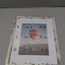 8.5x11 Picture Frame, Display Photos 6x8 with Mat or 8.5x11 without Mat, Poster Frame for Wall and Tabletop, Distressed White