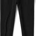 The Children's Place,Fleece Lined Leggings, Solid Black,Large (10/12)