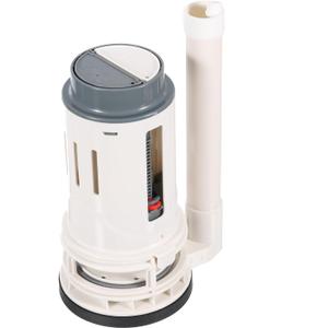 uxcell Toilet Flush Valves, 210mm/8.27" Length Dual Flush Valve One Piece Push Button Toilet Bottom Inlet Fill Valve Toilet Replacement Parts Fit 3" Flush Valve Toilet