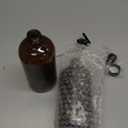 Cornucopia Brands 16oz Amber Glass Bottles w/ Pump Dispensers (2-Pack); Refillable Lotion Liquid Soap Pump Brown Bottles Labels, BPA-Free Plastic Tops