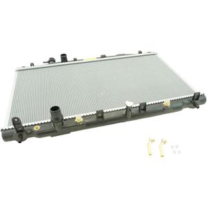 TRQ Radiator 1 Row Compatible with 2007-2009 Honda CR-V 2.4L US Built Models With Quick Connect Outlet Connection
