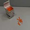 StixToGo Orange Circle Beverage Plug for Disposable Lids, Package of 400