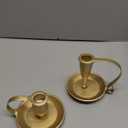 Candle Sticks Holder Decor, Set of 2 Vintage Gold Candle Holders, Modern Decorative Tapered Candlestick Holders Centerpiece for Dining Table Centerpiece, Party Decor