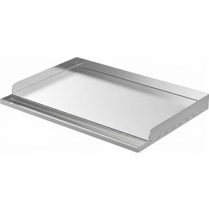 Universal Stainless Steel Griddle Plate, 23" x 16"
Rectangular, Even Heating Bracing, For BBQ Charcoal/Gas Grills, Hibachi Flat Top Griddle, Indoor/Outdoor Cooking