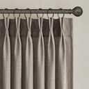 102 Inches Long Dark Flax Pinch Pleat Sheer Curtains with Hooks,Back Tab Semi Transparentes Light Filtering Linen Cotton Blend Ocher Tone Rustic Cabin Style Drapes Curtains,40x102 inch Length，Fall