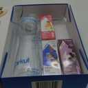 Cirkul 22oz. BPA-Free Plastic Water Bottle Starter Kit with Blue Lid, 3 Flavor Cartridges (1 LifeSip Fruit Punch, 1 FitSip Mixed Berry, 1 GoSip Black Cherry) Zero Calories and No Sugar (22oz. Bottle + 3 Cartridges)