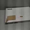 Kohler 27389-4K-BN Simplice Bathroom Sink Faucet, 1 Hole, Single-Handle Bathroom Faucets with Clicker Drain, 1.0 gpm, Vibrant Brushed Nickel