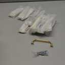 10 Pack Champagne Bronze Cabinet Pulls 3 Inch(76mm) Hole Centers Kitchen Cabinet Handles Zinc Alloy Champagne Drawer Pulls Solid Cabinet Hardware
Small Golden Handles