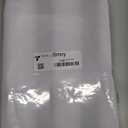 Smiry Rectangle Tablecloth, Elastic Fitted Flannel Backed Vinyl Tablecloths for 8ft Folding Tables, Waterproof Wipeable Table Covers for Indoor, Outdoor, Picnic and Camping (White, 30"x96")