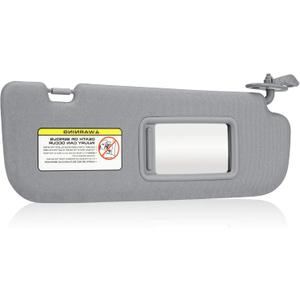 Gray Passenger Right Side Sun Visor Replacement Compatible with Hyundai Elantra 2011 2012 2013 2014 2015 (Not Fit for GT) Replace 852203X000TX