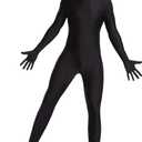 Woahee Spandex Suit, Full Body Zentai Suit for Men & Women - Adult Costume (Medium, Black)