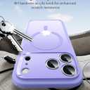 ESR for iPhone 17 Pro Case, Camera Control Cover, Compatible with MagSafe, Shockproof Military-Grade Protection, Magnetic Phone Case for iPhone 17 Pro, Classic Hybrid Case, Frosted Purple