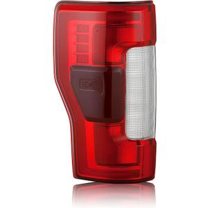 LED Tail Light With Blind Spot Compatible With F250 F350 F450 F550 2017 2018 2019 Rear Brake Lamps Tail Rear Light Super Duty Left Driver Side FO2800262 KC3Z13405B(LH LED W/Blind Spot)
