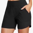 baleaf Women's 3"/5"/7"/9" High Waisted Swim Board Shorts Quick Dry Swimsuits Bottoms Trunks with Pockets, Size -XL