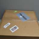 16" Semi Flush Mount Ceiling Light, 3-Light Gold Drum Ceiling Light Fixture with 2-Tier Fabric Linen Shade, Farmhouse Chandelier for Dining Room, Living Room, Bedroom, Kitchen, Hallway, Entryway