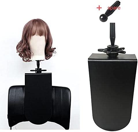 Chair Mannequin Head Clamp Stand with Clip for Wigs and Trainning Head Sturdy and Durable Adjustable Wig Head Stand Holder for Cosmetology Hairdressing Seat Back Clamp Chair Mannequin Head Clamp Stand with Clip for Wigs and Trainning Head Sturdy and Durable Adjustable Wig Head Stand Holder for Cosmetology Hairdressing Seat Back Clamp
