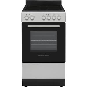 Hamilton Beach 20 Electric Range and Oven with VitroCeramic Cooktop, Heavy-Duty Knobs, Inox Stainless Steel