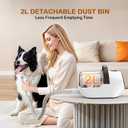 Dog Grooming Vacuum, Dog Grooming Kit with Pet Clipper Nail Grinder, 6 Pet Grooming Tools Mahogany