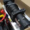 X-BULL Electric Winch 13000 lb. Load Capacity with 79ft Synthetic Rope and Hawse Fairlead 12V IP68 Waterproof, Wired and Wireless Remote for 4WD 4x4 Off-Road Vehicle Truck Jeep