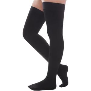 20-30 mmHg Thigh High Compression Socks for Women & Men, Compression Stockings Graduated Support for Treatment Varicose Veins Swelling, XXL