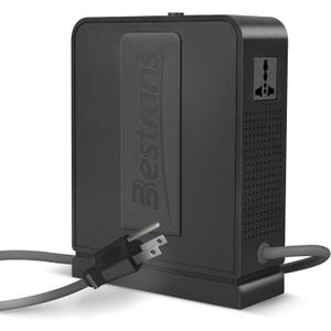 Step Up Transformer 110v to 220v, Heavy Duty 110v to 220v Converter 3000w Power Transformer, Step Up Voltage Converter with 2 Universal Outlets for 220V Asia Europe Appliance Use in US, Grey