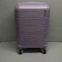 American Tourister Stratum 2.0 Expandable Hardside Luggage with Spinner Wheels, Jet Black, Carry-on,  Purple Haze