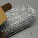 Brightown Christmas Icicle Lights Outdoor, 20ft Meteor Shower Lights with 20 Large Tube 480 LED Dropping Effect, Waterproof Icicle Indoor for Tree Patio Roof Holiday Decor, Cool White