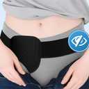 Tovrinala Hernia Belts for Women Inguinal, Hernia Belt for Women, Inguinal Hernia Support for Left or Right Side, Comfortable Adjustable Waist Strap with Removable Compression Pads