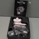 Electric Shaver for Women, Electric Razor with 7D Magnetic Shaver Heads, Wet Dry Waterproof Bald Head Trimmer Kit for Women & Men, Nose Ear Hair Trimmer, USB Rechargeable Clippers, Pink