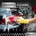 UNIMADE Microfiber Cleaning Cloth, 100PK Commercial Grade Work Rags Microfiber Towels for Cars Cleaning Rags Bulk Detailing Cloth for Automotive Bar Mechanic Restaurant Garage, 11.5"x11.5", Multicolor