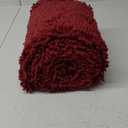 OLANLY Bathroom Rugs 70x24, Extra Soft Absorbent Chenille Bath Rugs, Rubber Backing Quick Dry, Machine Washable Bath Mats for Bathroom Floor, Tub and Shower, Home Decor Accessories, Burgundy (70" x 24")
