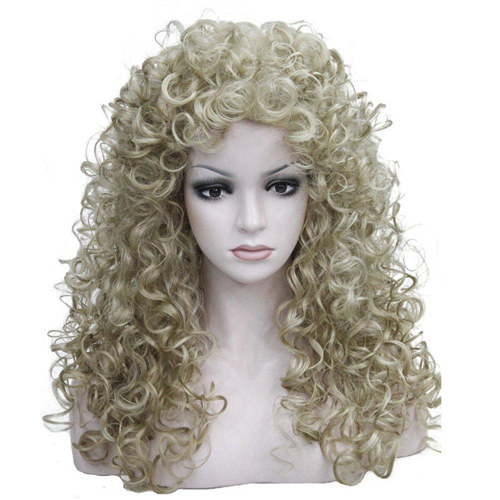 Aimole Synthetic Heat Resistant Hair Long Curly Wigs Cosplay Women Wig (#24-613)