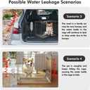 Vannon Dog Water Dispenser for Cage, 20oz Auto Feeding Crate Water Bottle for Dogs, Cats & Rabbits, Pet Nozzle Diameter: 12mm, BPA Free, Grey