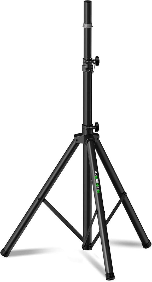 Speaker Tripod Stand Height Adjustable from 43.7'' to 70.8'' PA DJ Party Tripod Speaker Stand 35mm Compatible Insert, Single