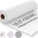 YANMAKE Heavyweight 16.5" x 30 Yards Iron-On Non-Woven Fusible Interfacing, Single-Sided Polyester Interfacing for Sewing, DIY Crafts, Shirts, Collars, and Quilting Projects