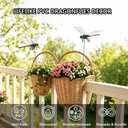 2 x 10 Pcs Dragonfly Decorative Stakes, Lifelike 3D PVC Big Dragonflies Decor