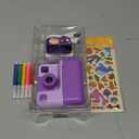Kids Camera Instant Print, Christams Birthday Gifts for Girls Boys 5 6 7 8 9 10 Year Old, FHD Kids Toddler Digital Video Cameras,Selfie Cameras with 3 Rolls BPA-Free BPS-Free Print Paper & 32G Card (Dark Purple)