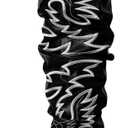 Cape Robbin Women's Western Thigh High Over The Knee Cowboy Cowgirl Boots - Chunky Block Heel Fashion Boots for Women (KELSEY-21) (10, Pu Black)